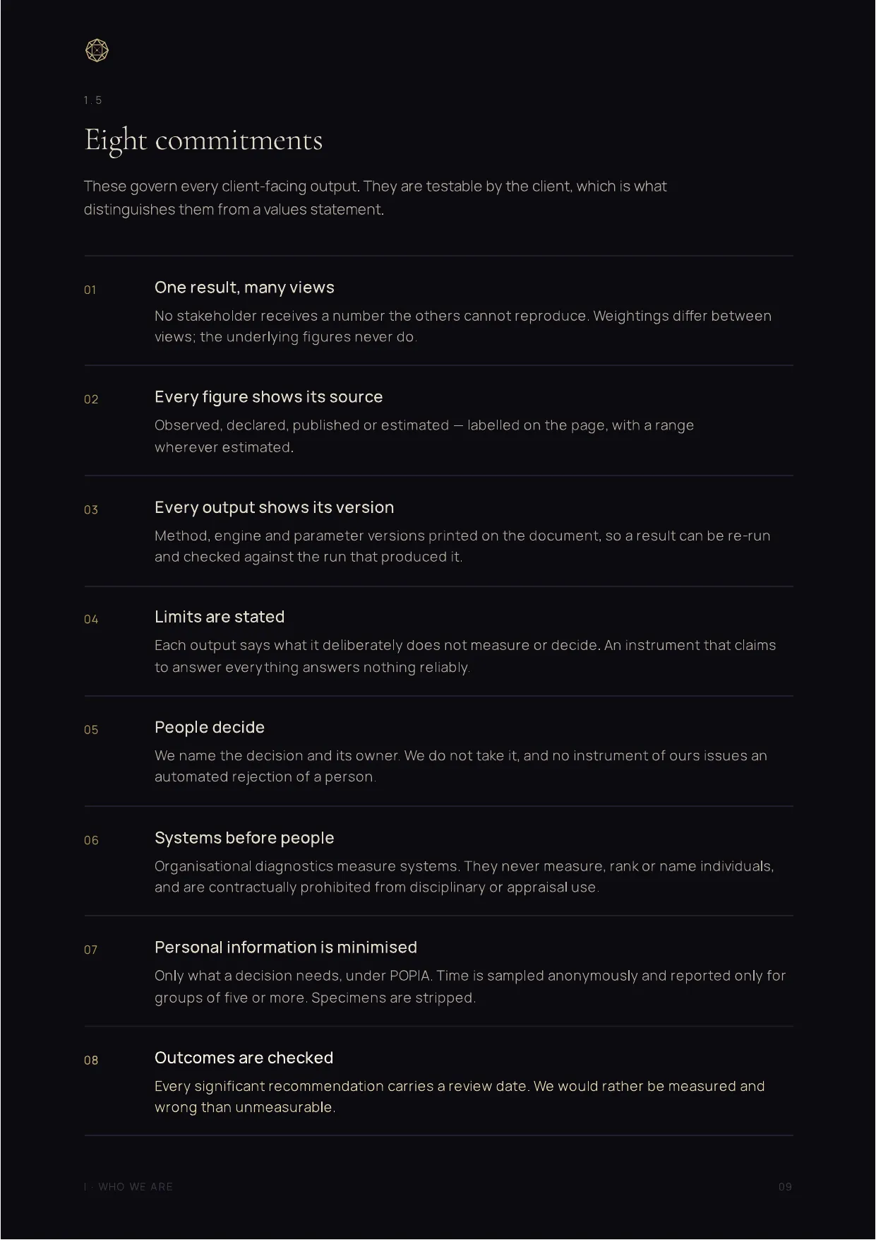 Company Profile, page 9