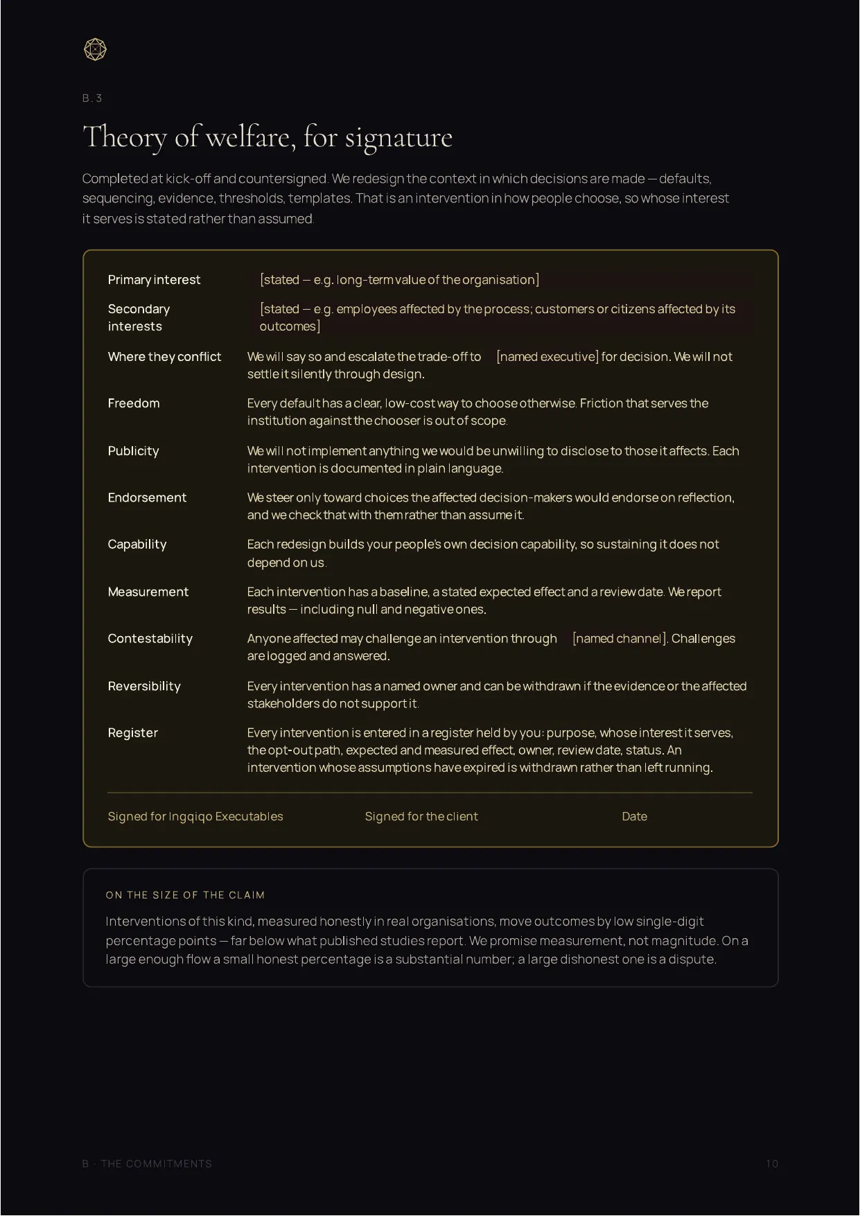 Engagement Pack, page 10