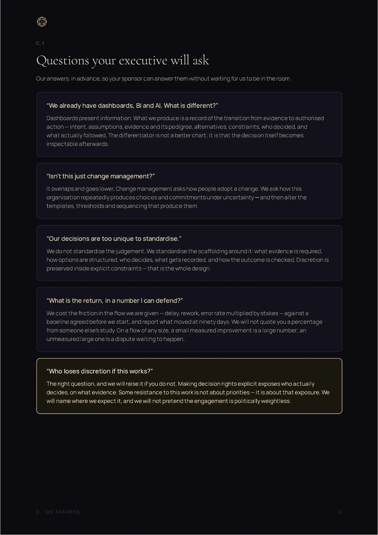 Engagement Pack, page 12