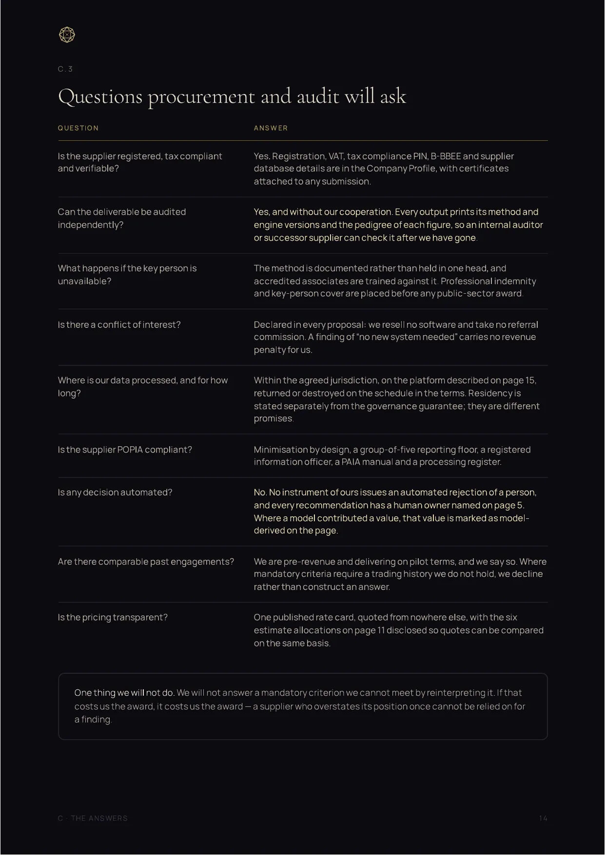 Engagement Pack, page 14