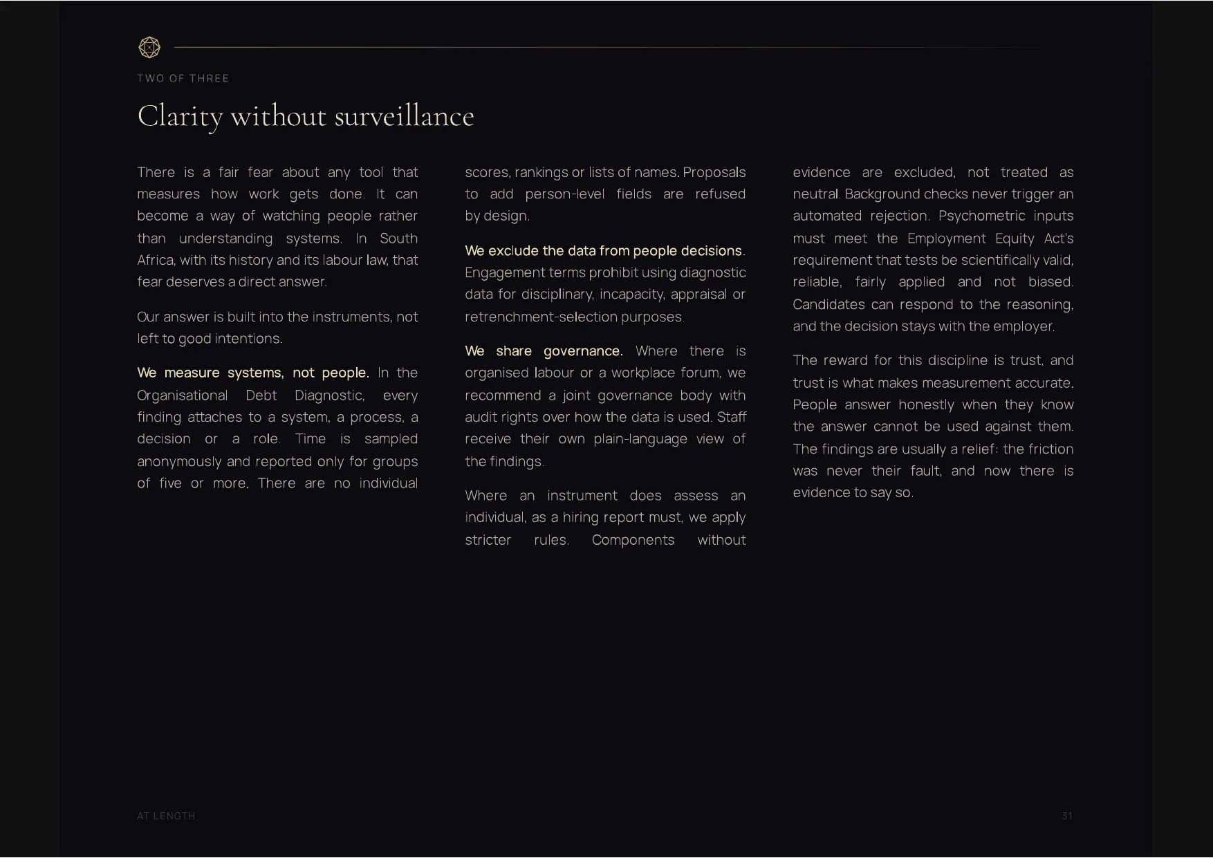 Seeing Clearly, page 31