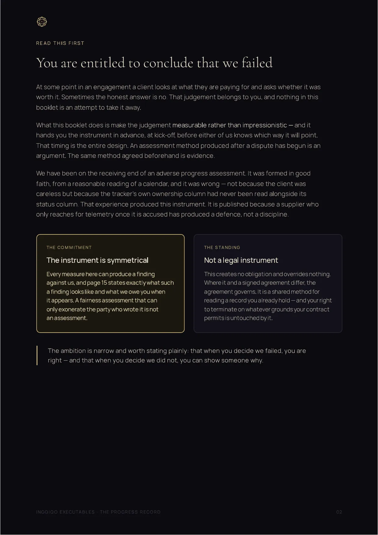 The Progress Record, page 2