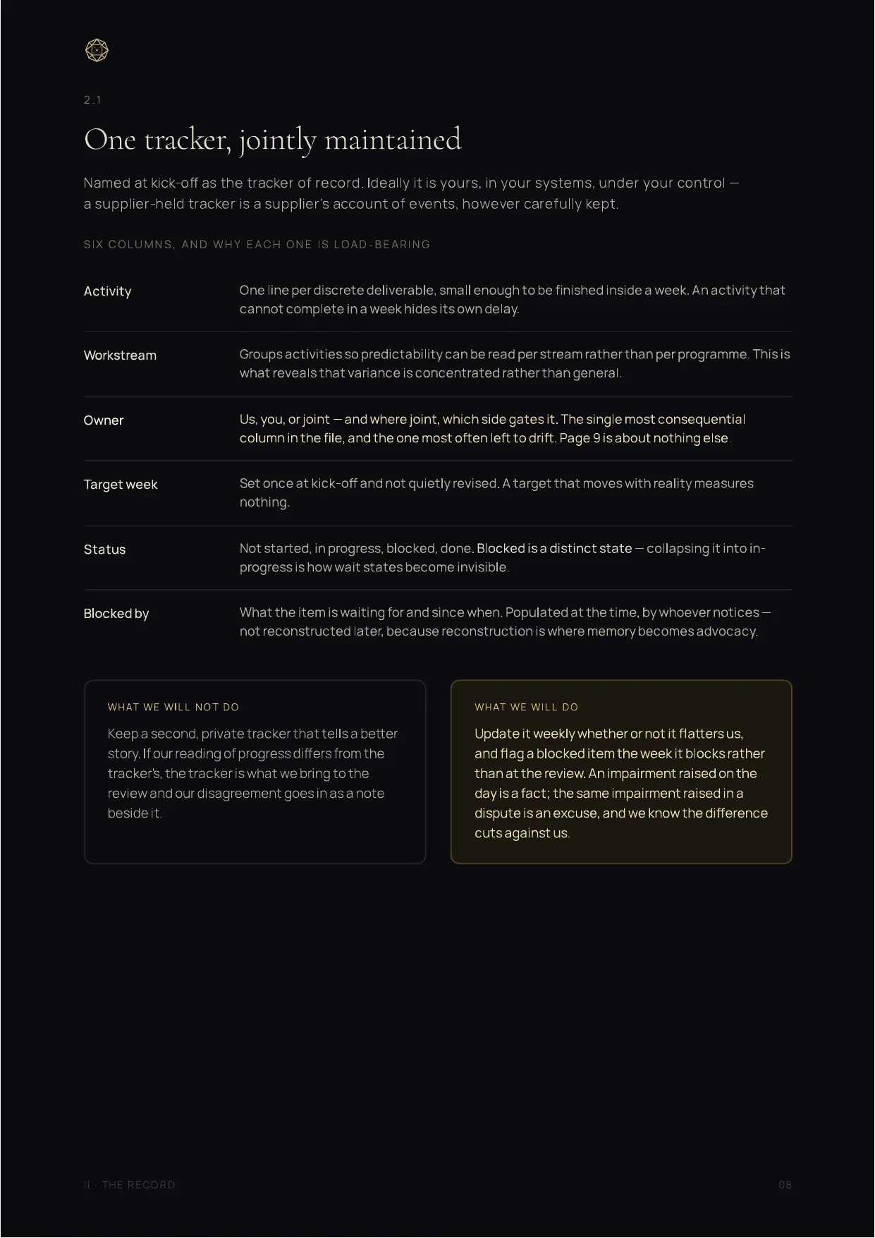 The Progress Record, page 8